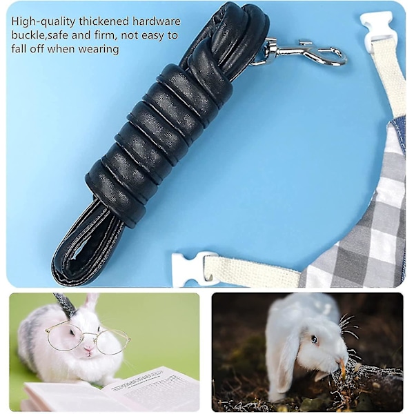 Säädettävä Kanin Valjaat Ja Hihna Kanille, Ferretille, Merisialle, Hamsterille