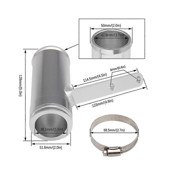 Bilslyd Dæmper Turbo Eliminator Lyd Dæmper Aluminium Legering Passer til Dodge