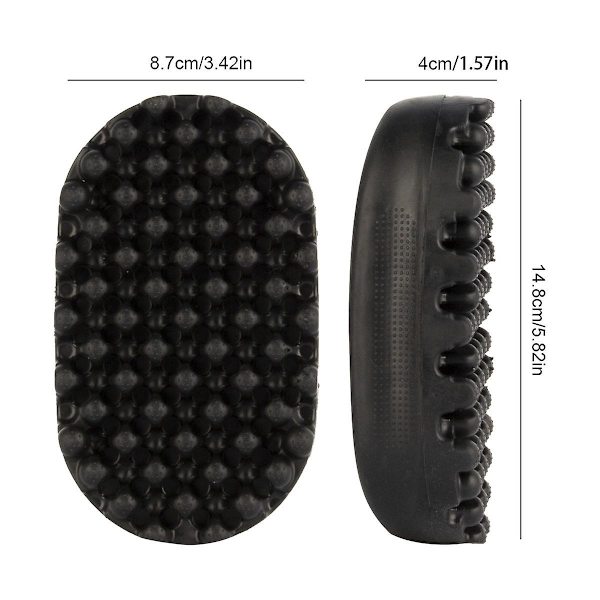 Silikonkrøllebørste, Twist Curl Kam for Afrokrøller, Krøllebørste for Afrohår, Vaskbar og Holdbar