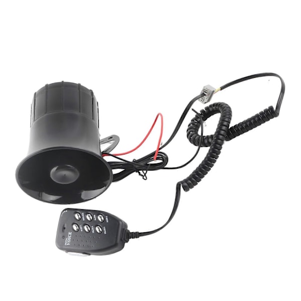50W 120dB Bilhorn med 6 Lyd, Nødblinkalarm Sirene Universal for 12V Bil Brannvesen