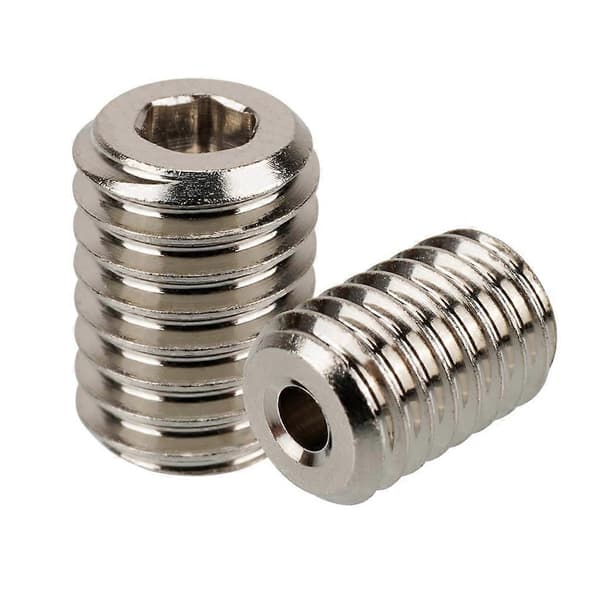 2 stycken V6 Volcano Adapter Högflödes CHT Munstycke Koppar Övergångsblock för Volcano Värmeblock till V6 Munstycke Set
