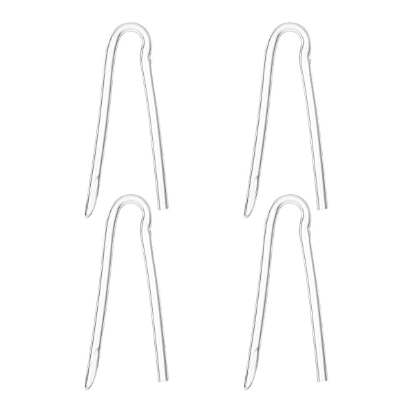 4 st PVC-öronproppar, öronformar i PVC, förformade BTE-rör, hörselformar