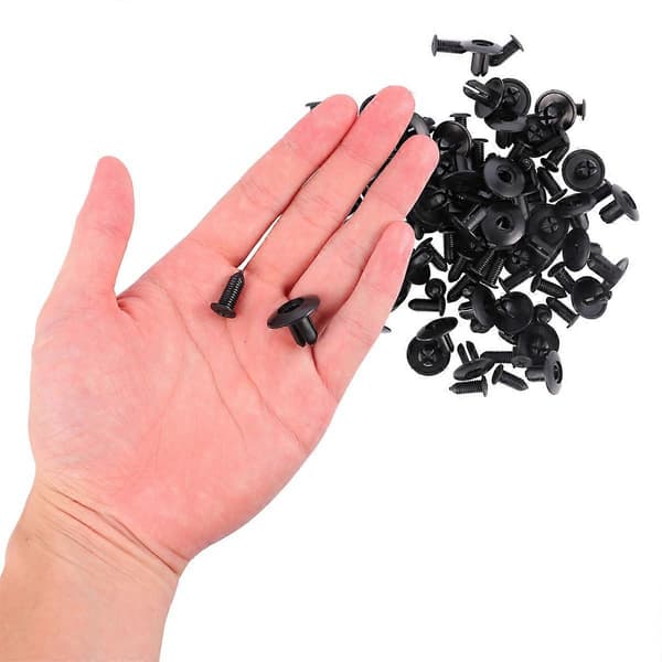 50 stk. Plastiknitter Auto Push Retainer Nylon Retainer Clips Auto Fasteners Auto Push Clips