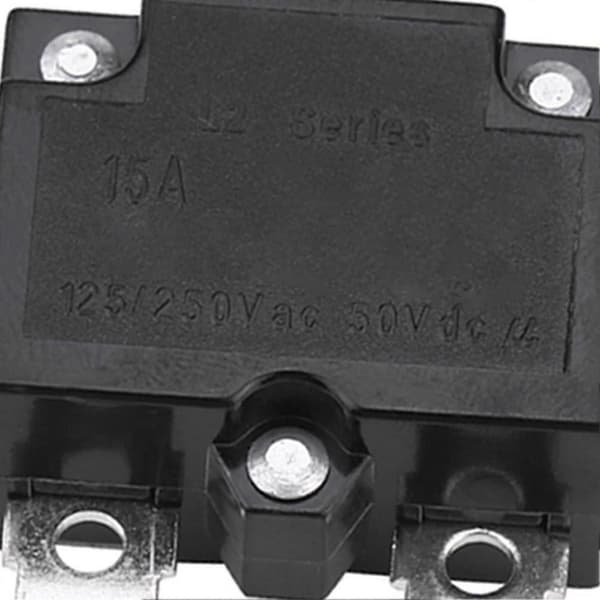 15A 125/250V Termisk Nulstillingsafbryder Overstrømsbeskyttelse til Generator