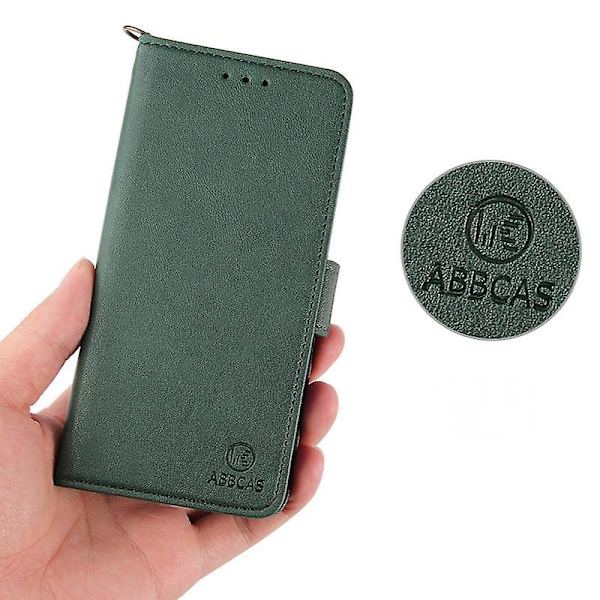 Fodral för iPhonePremium PU-läder plånboksfodral med stativ och flippskydd
