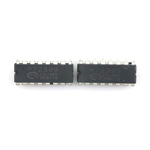10 stk Pt2399 Dip-16 Audio Digital Echo Prosessor Gitar Ic Kretskjerne