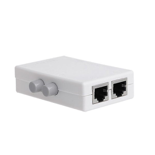 2 Portin 1x2 tai 2x1 RJ45 Verkon Ethernet-portin kytkin Modeemin manuaalinen jakaminen Kytkin Jakaja Valitsinlaatikko Helppokäyttöinen