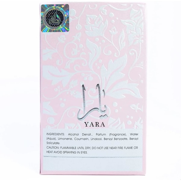 Yara Damdofter - Arabisk Långvarig Doft - Eau de Toilette 100ml