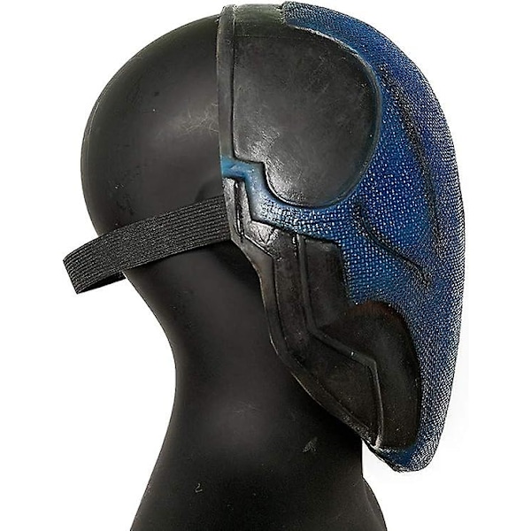 Deathstroke Latexmaske Arkham City Superhelt Til Halloween Cosplay Rekvisitter