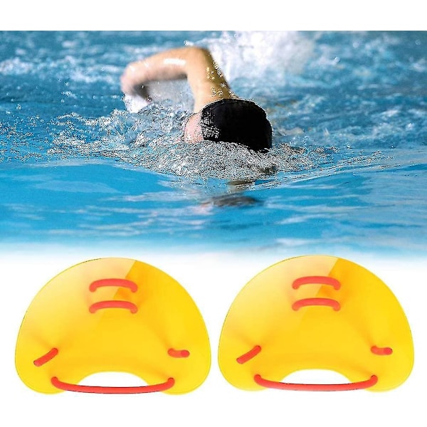 Simfötter för Vuxna, Simfötter för Simning, Simutrustning för Dykning (Gul)(1 par)