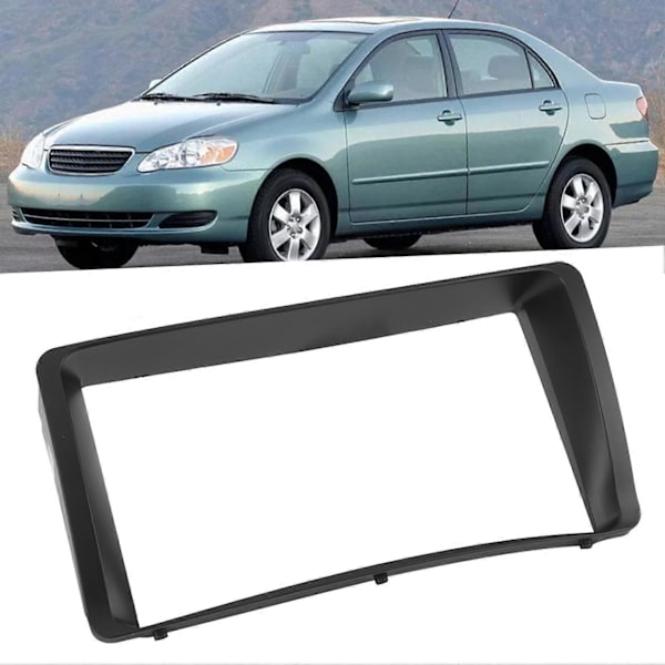 2Din 7in Navigation Fascia Ramme DVD Stereo Radioafspiller Panel Trim Passer til Corolla 03?06