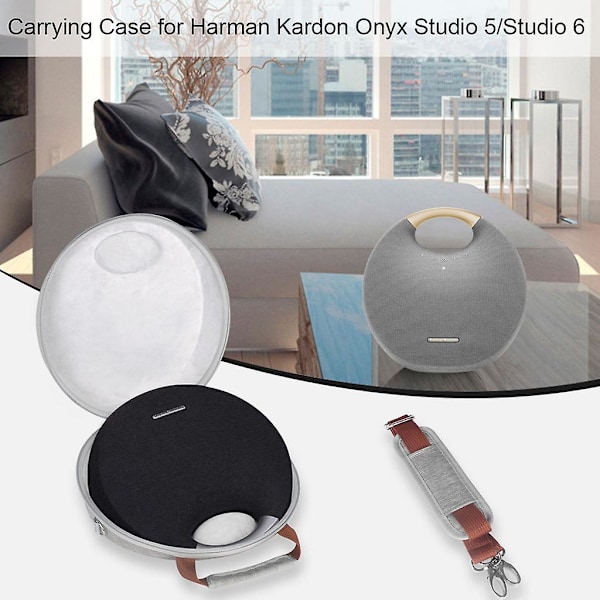 Harman Kardon Onyx5/6 -kaiuttimelle tarkoitettu suojakotelo, naarmuuntumaton, matkustuskäyttöön