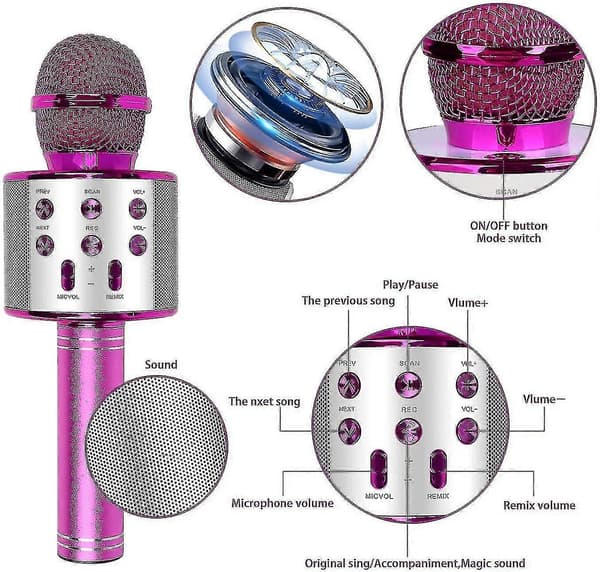 Karaokemikrofoni, Langaton Bluetooth-karaokemikrofoni