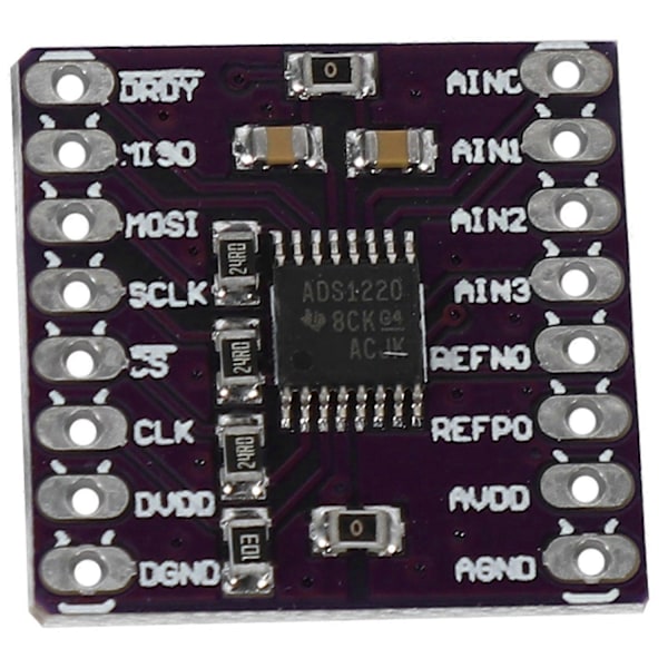 Cjmcu-1220 Ads1220 I2C Lågströms 24-bitars A/D-omvandlare