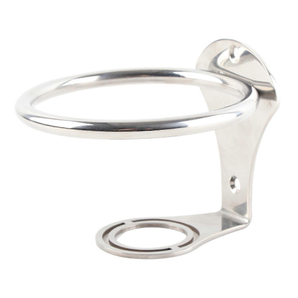 304 Rustfrit Stål Kopholder RV Flaskeholder Universal Ring Drikkeholder til Bil Båd Lastbil