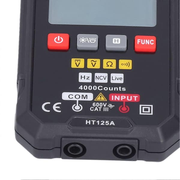 HT125A Multimeter Bærbar Digital Display Smart Voltmeter til Industri Fabrik Hjem