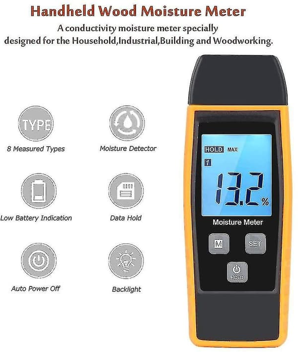 Jinyi HD Digital Er, Meter Meter Cement Mortar Detector Indhold Er