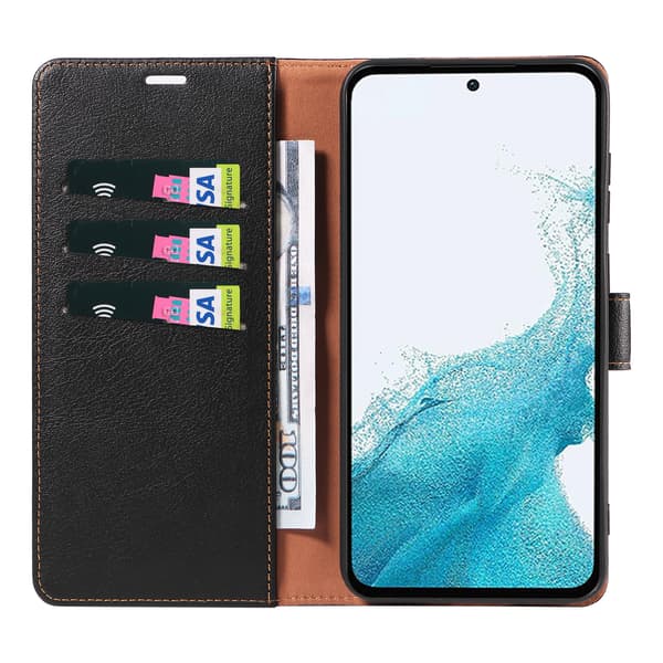 Samsung Galaxy A15 Wallet Case Rvelon - Sort