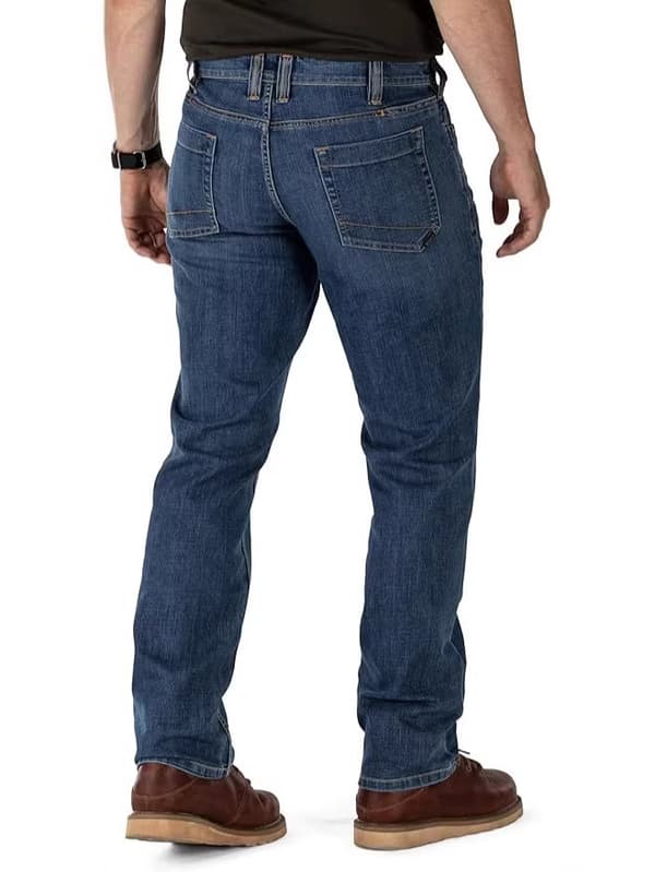 Klassiske løstsiddende jeans med lige ben til mænd XL