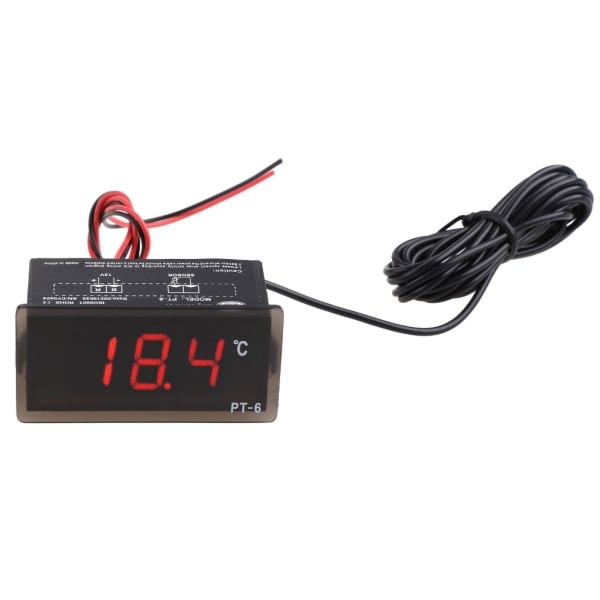 Populær 12V Bil LED Digital Termometer -40~110°C