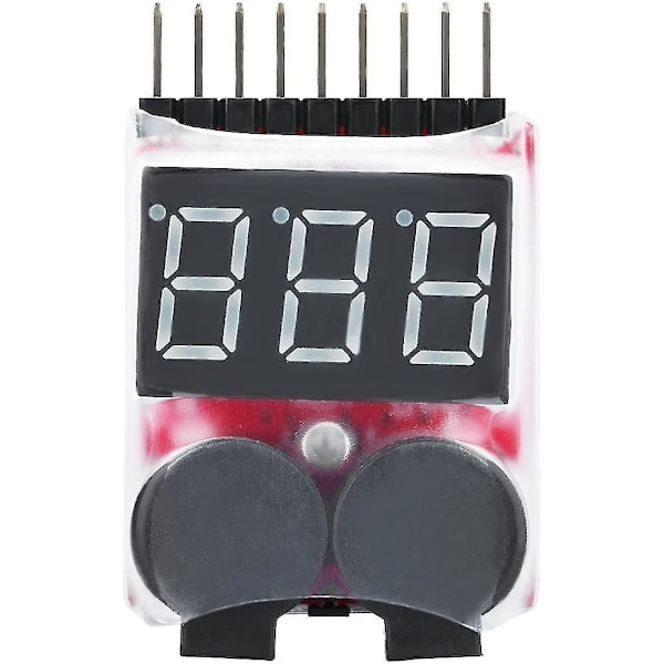 2 stk Mlarm Er Er Lav Spændings Buzzer Alarm Med LED-indikator Til 1-8 S Lipo Limn Li-