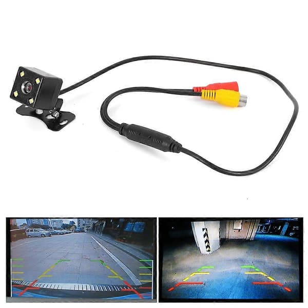4LED Bakkamera Nattesyn Bakkemonitor CCD 170 Kamera