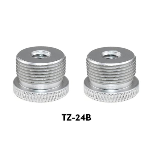 Mikrofonskrue i aluminiumslegering, solid 1/4 5/8 adaptere TZ 24A TZ 24B TZ 25A