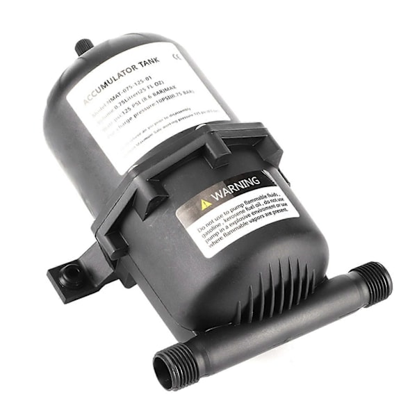 Trykbeholder Vandpumpe Flow Control 0,75 L 125PSI Vandtæt til Marine RV Båd