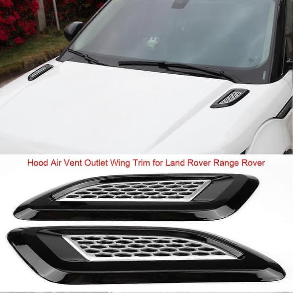 Ydre Motorhjelm Luftventil Udluftningsvinge Trim til Land Rover Range Rover Evoque 2012-2018