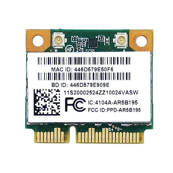 Trådløst nettverkskort for bærbare datamaskiner G480 G580 G780 Y480 Y580 Y570 AR5B195 AR9285 2.4G+Bluetooth3.0-kompatibel