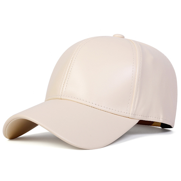 Herrläderhatt, PU-läder Purple