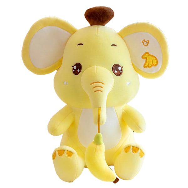 Elefant Plyschleksaker Hög Simulation Mjuk Fylld Dekorativ Leksak Elefant Djur Plysch Fylld Leksak för Flickor