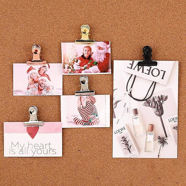 30 st Push Pins Klämmor Tunga Klämmor Med Stift Kreativa Stora Pappersklipp, Fästning Utan Hål För Pappret