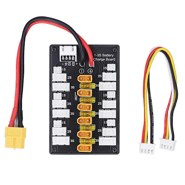 Parallel Opladningskort 1?3S Batteri Balanceoplader Udvidelsesadapter med XT-stik