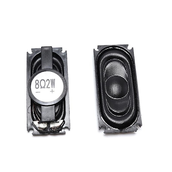 2 st Mini Audio 1635 8ohm 2W Högtalare med Kabel för Bärbar DIY Reparation