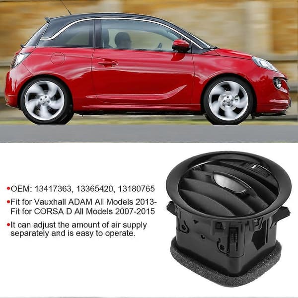 Indvendig Luftventil Dysespids / Gitter Passer til Vauxhall Adam/Corsa D 13417363
