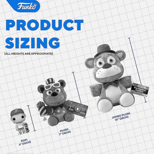 Plush: Five Nights at Freddy's (FNAF) Pizza Sim: Lefty - FNAF Pizza Simulator - Samleobjekt Myk Plush - Bursdagsgaveidé