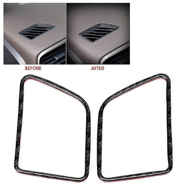 Kolfiber Bil Luftkonditionering Vent Panel Dekoration Passar för Lexus RX300 270 200T 450H 2016-2019