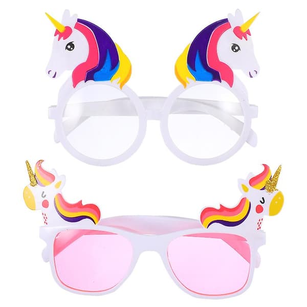 2 stk Bursdags Unicorn Briller