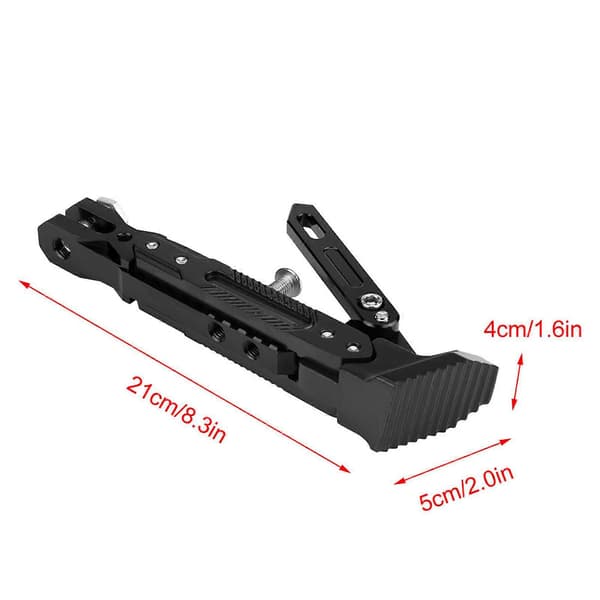 Universal Justerbart Sidostöd för NMAX 155 20152016 NMAX 125 Svart