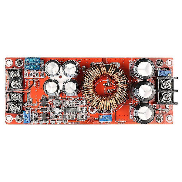1200W DC-DC-omvandlare Boost Steg-upp Strömförsörjningsmodul 20A In 8-60V Ut 12-80V Justerbar