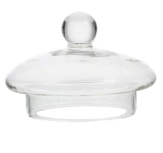 Tekannslock i glas, transparent tekannslock, transparent ersättningslock för tekanna, tekannslock 1pcs