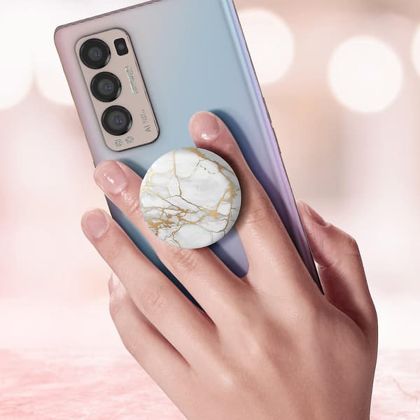 PopGrip for iPhone med marmor fra PopSockets