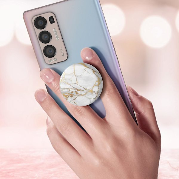 PopGrip för telefon med marmor från PopSockets