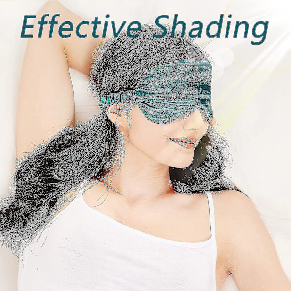 Sovmask 4-pack Sidenögonmask Mjuk Satinögonmask Elastiskt Band Nattögonmask Resesömn Lämplig för Män och Kvinnor