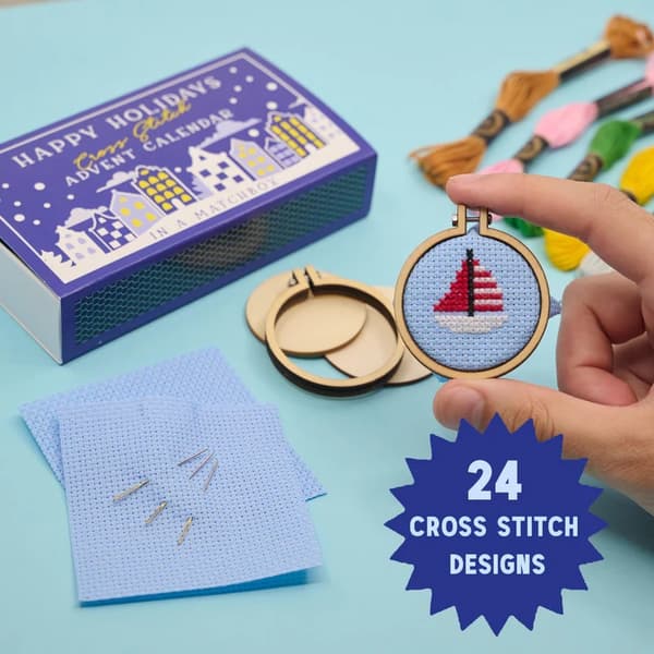 Korsstygn Adventskalender Ny Jul Korsstygn Kit Present