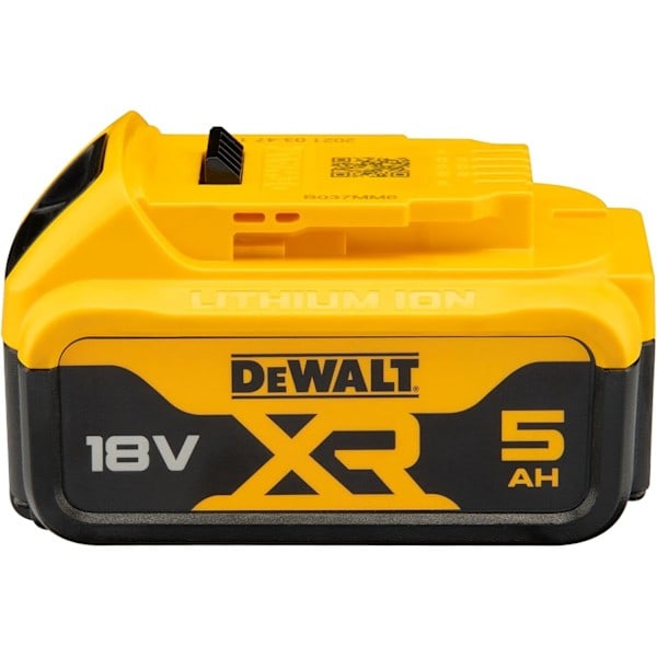 DEWALT DCB184 5AH Batteri 18V XR, Litiumion, Erstatter DEWALT 18V 5.0 DCB180 DCB181 Hånddrill Elektroverktøy Litiumbatteri
