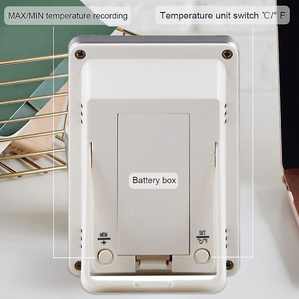 Flytende bassengtermometer, vanntemperaturtermometer med digital mottaker for akvarium, spa, fiskedam, etc