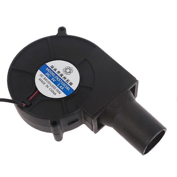 Bärbar BBQ-fläkt Luftblåsare Justerbar Hastighet 5V USB-driven Grillfläkt