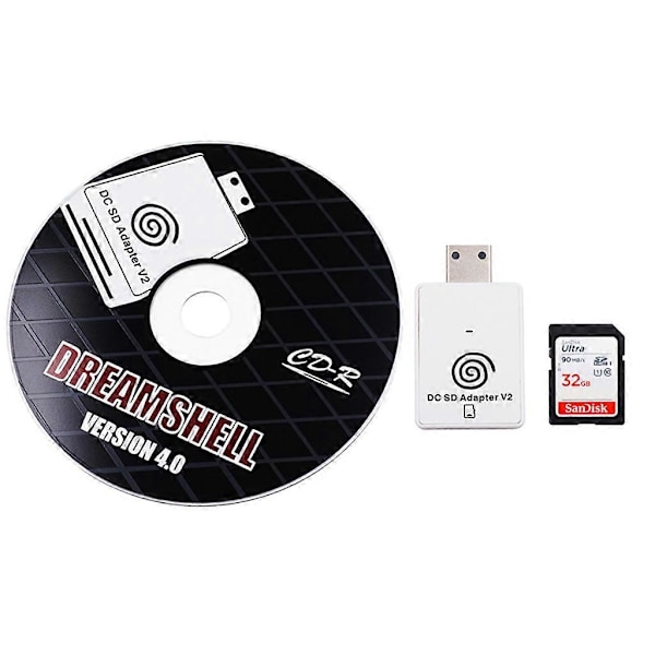 SD/TF Kortlæser til Sega Dreamcast og CD, Dreamshell Oplader Fantastisk Ydeevne